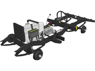 Chassis Land Rover 3D Model