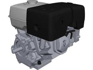 Honda GX340 Engine CAD 3D Model