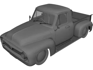 Ford F-100 (1955) 3D Model