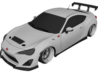 Scion FR-S (2013) [Tuned] 3D Model