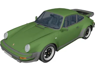 Porsche 911 Turbo (1982) 3D Model