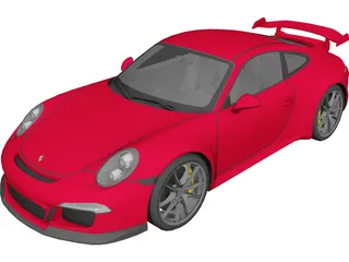 Porsche 911 GT3 3D Model