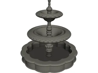 Fountain 3D Model