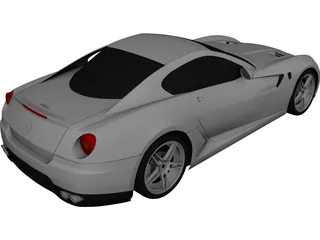 Ferrari 599 GTB Fiorano 3D Model