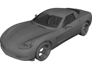 Chevrolet Corvette C6 3D Model