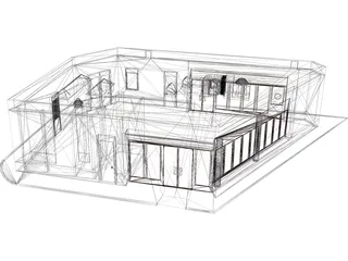 Building Auxiliar 3D Model