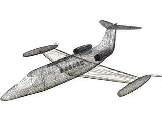 Bombardier Learjet 31A 3D Model