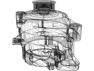 Alternator 3D Model
