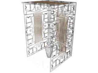 Golden Cage 3D Model