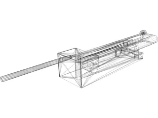 Finger Motion Pistion 3D Model