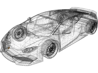 Lamborghini Huracan GT 3D Model