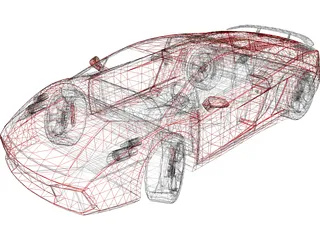 Lamborghini Gallardo 3D Model