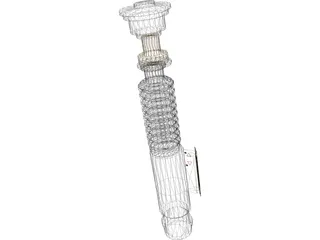 Luke Skywalker Lightsaber 3D Model