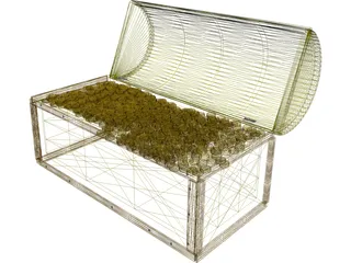 Treasure Chest 3D Model