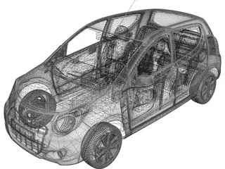 Suzuki Alto A-Star (2009) 3D Model