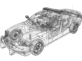 Dodge Charger SRT-8 2012 Police 3D Model