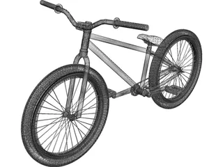 BMX Bike 3D Model