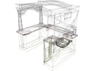 Kitchen Playhouse 3D Model