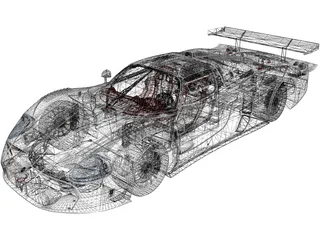 Maserati MC12 (2009) 3D Model