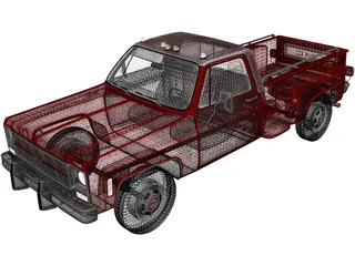 GMC Sierra Grande 454 (1979) 3D Model