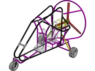 Powered Parachute 3D Model