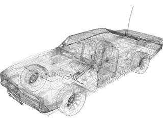 Dodge Charger (1969) 3D Model
