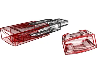 Transcend USB Memory Stick 3D Model