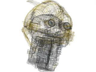 Bumblebee Head 3D Model