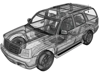 Cadillac Escalade (2002) 3D Model