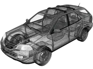 Acura MDX (2003) 3D Model