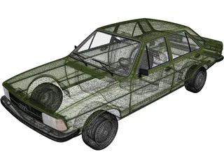 Audi 80 [B1] (1976) 3D Model