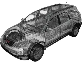 GMC Acadia (2011) 3D Model