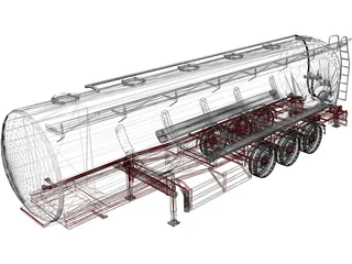 LAG Bulktrailer 3D Model