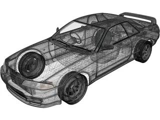Nissan Skyline R32 GT-R Coupe (1989) 3D Model