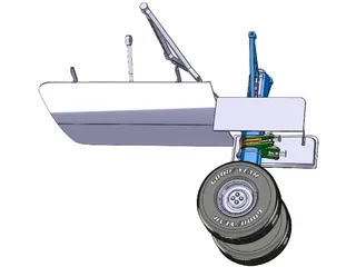 Boeing 737 Landing Gear 3D Model