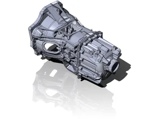 ZF Truck Transmission 3D Model