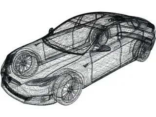 Tesla Model S (2020) 3D Model