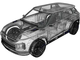 Geely Icon Concept (2020) 3D Model