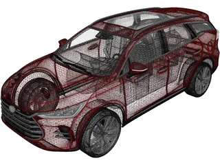 BYD Tang DM (2018) 3D Model