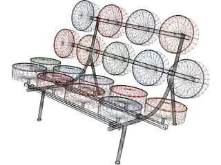 Nelson Marshmallow Sofa 3D Model