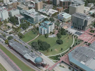 Baton Rouge City, LA, USA (2020) 3D Model