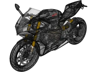 Ducati 1199 Panagale (2012) 3D Model