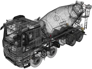 Mercedes-Benz Arocs 3D Model