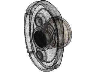 6x9 Jet Sound Speaker 3D Model