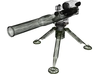 TOW Missile Launcher 3D Model