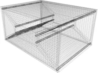 Crayfish Trap 3D Model