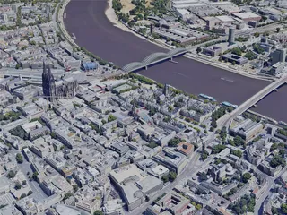 Cologne City, Germany (2022) 3D Model