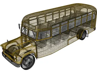 Chevrolet 6700 School Bus (1955) 3D Model