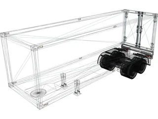 Trailer Box 3D Model