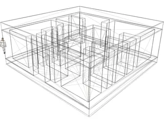 Egyptian Peasant House 3D Model